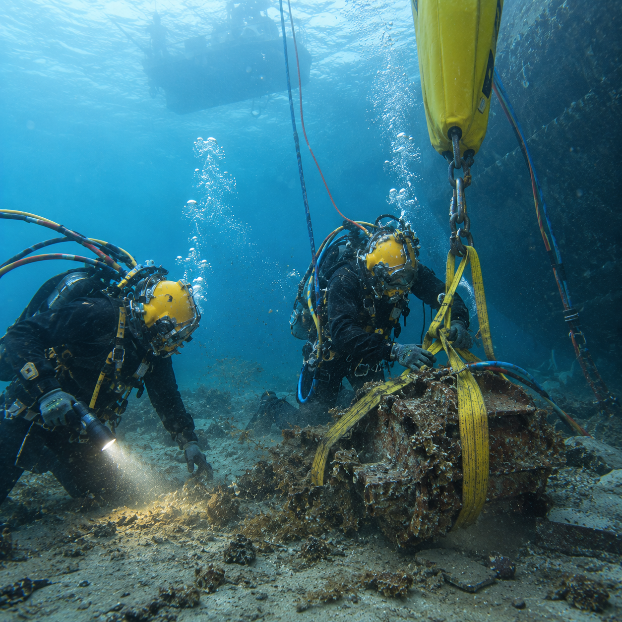 Pak Divers underwater operations